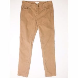 Garnet Hill Sz 8 Cotton Stretch Corduroy Pants C